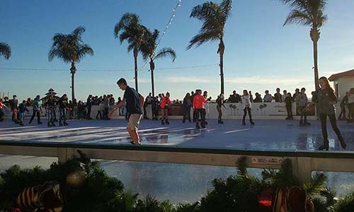 hotel del coronado ice skating rink - San Diego Scenic Cycle Tours