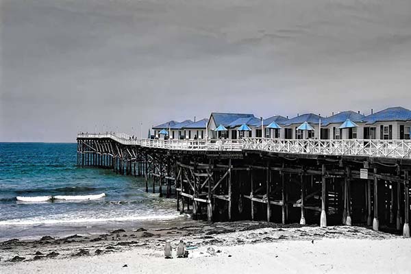 crystal pier - San Diego Scenic Cycle Tours