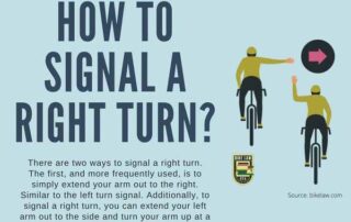 right turn hand signal - San Diego Scenic Cycle Tours