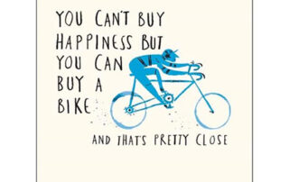 ride a bike to be happy