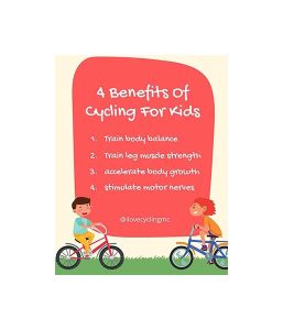 cycling is good for kids