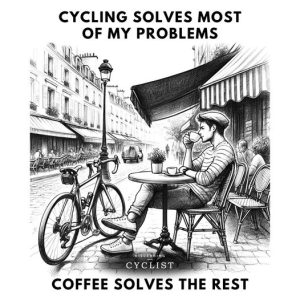 all i need is cycling and coffee