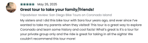 after my bike tour with my sister I came back with my parents